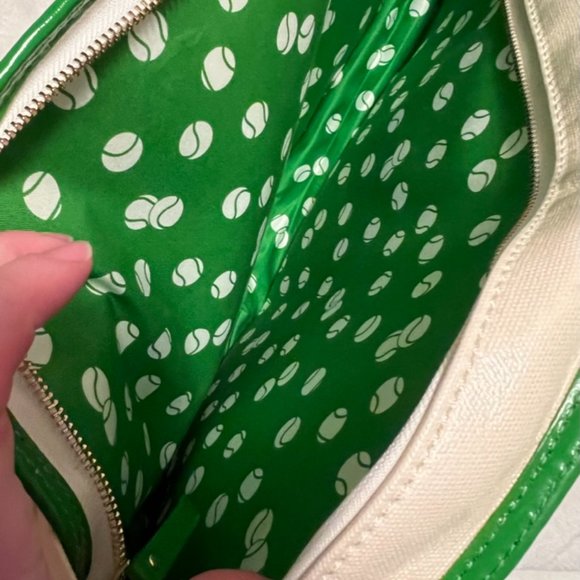 Kate Spade Make A Racquet Tennis racket Bag like new no tags RARE!! - Picture 11 of 16